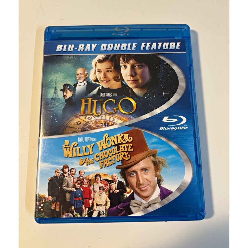 Hugo / Willy Wonka & the Chocolate Factory Blu-ray Double Feature Gene Wilder